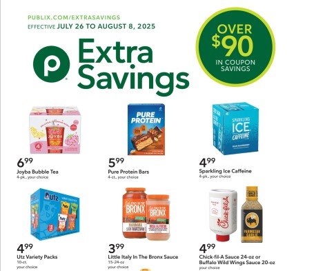 Publix weekly extra savings ad July 26 - August 8 2025