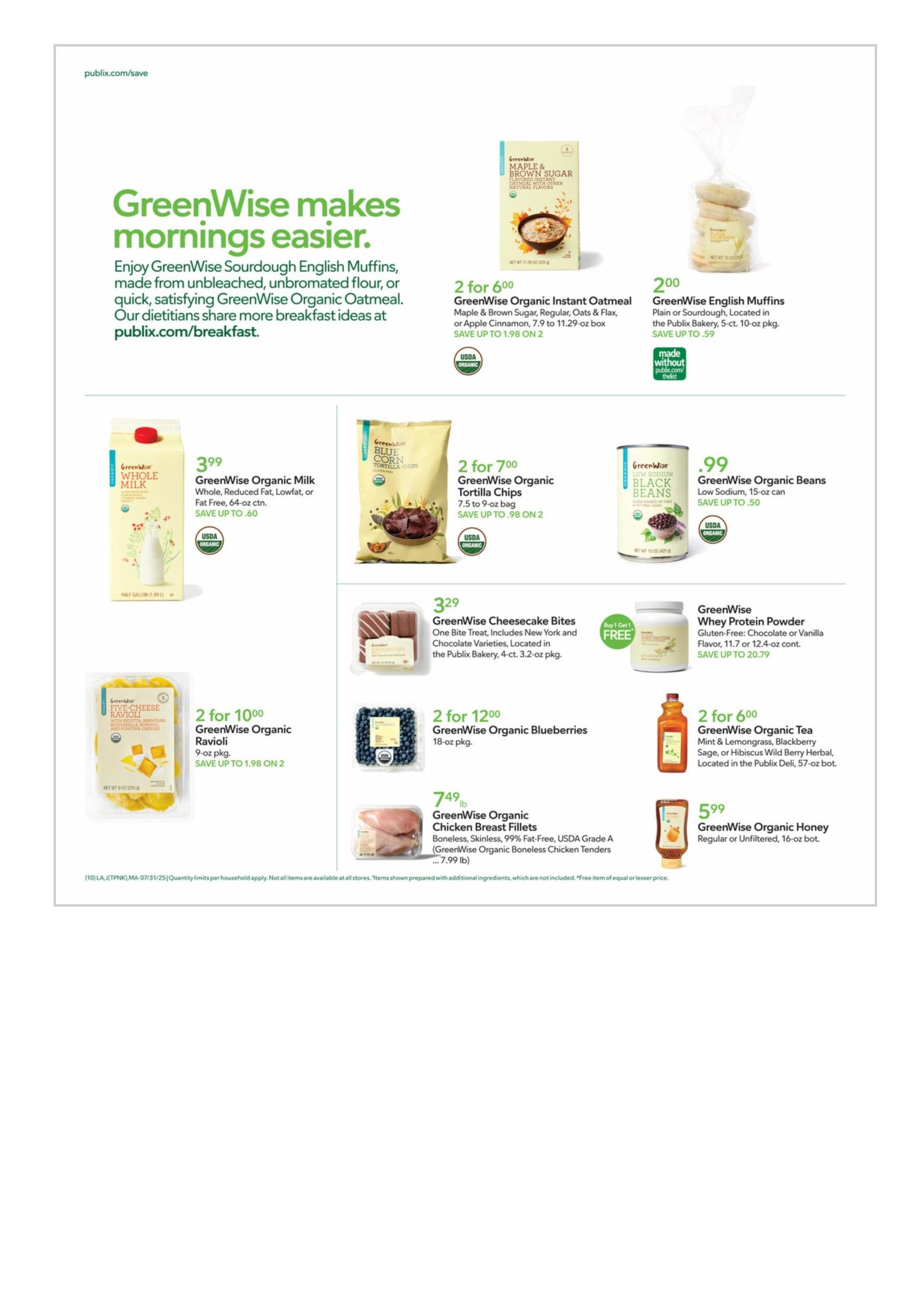 Publix weekly ad July 31 -August 6, 2025