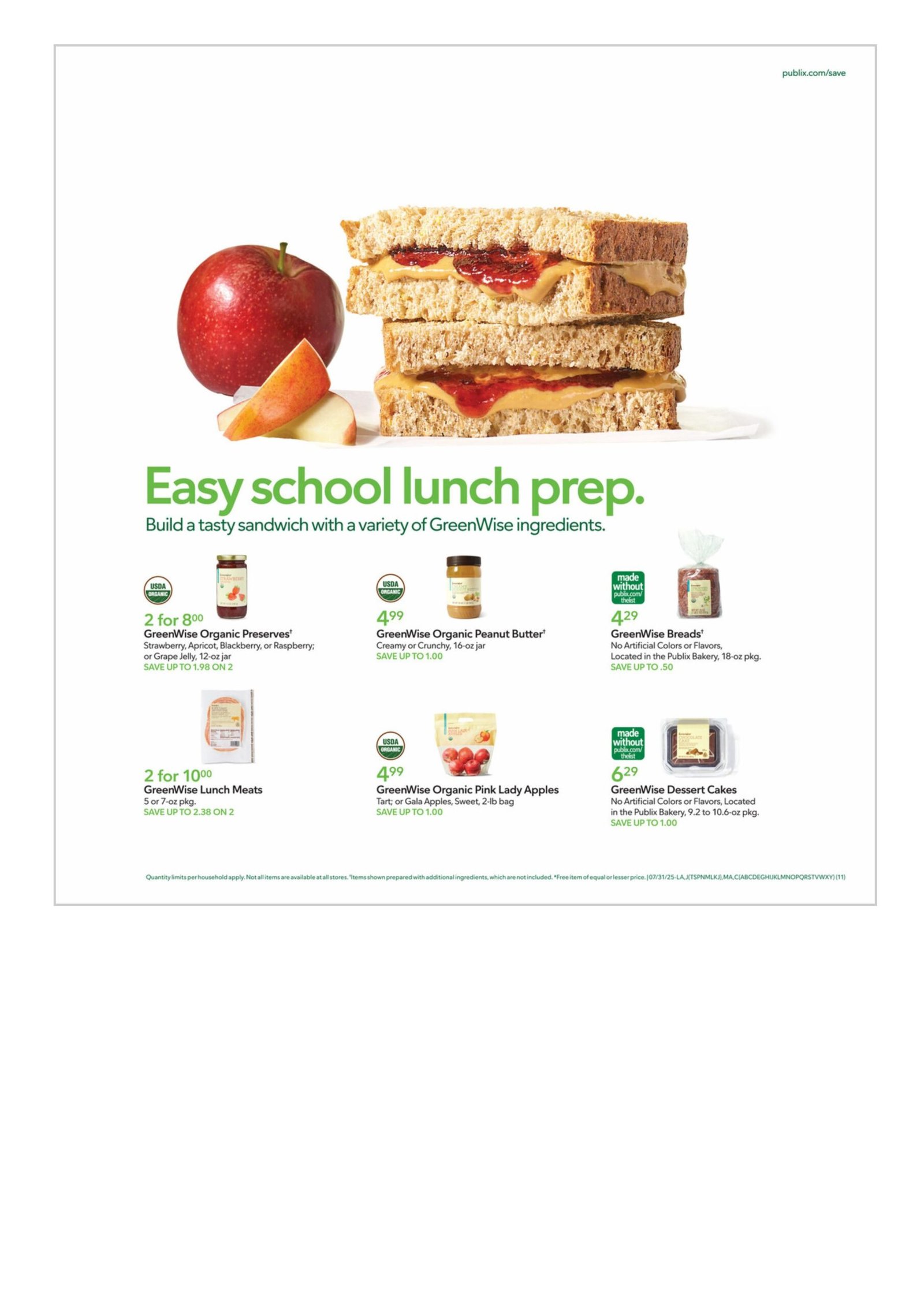 Publix weekly ad JULY 31 2025