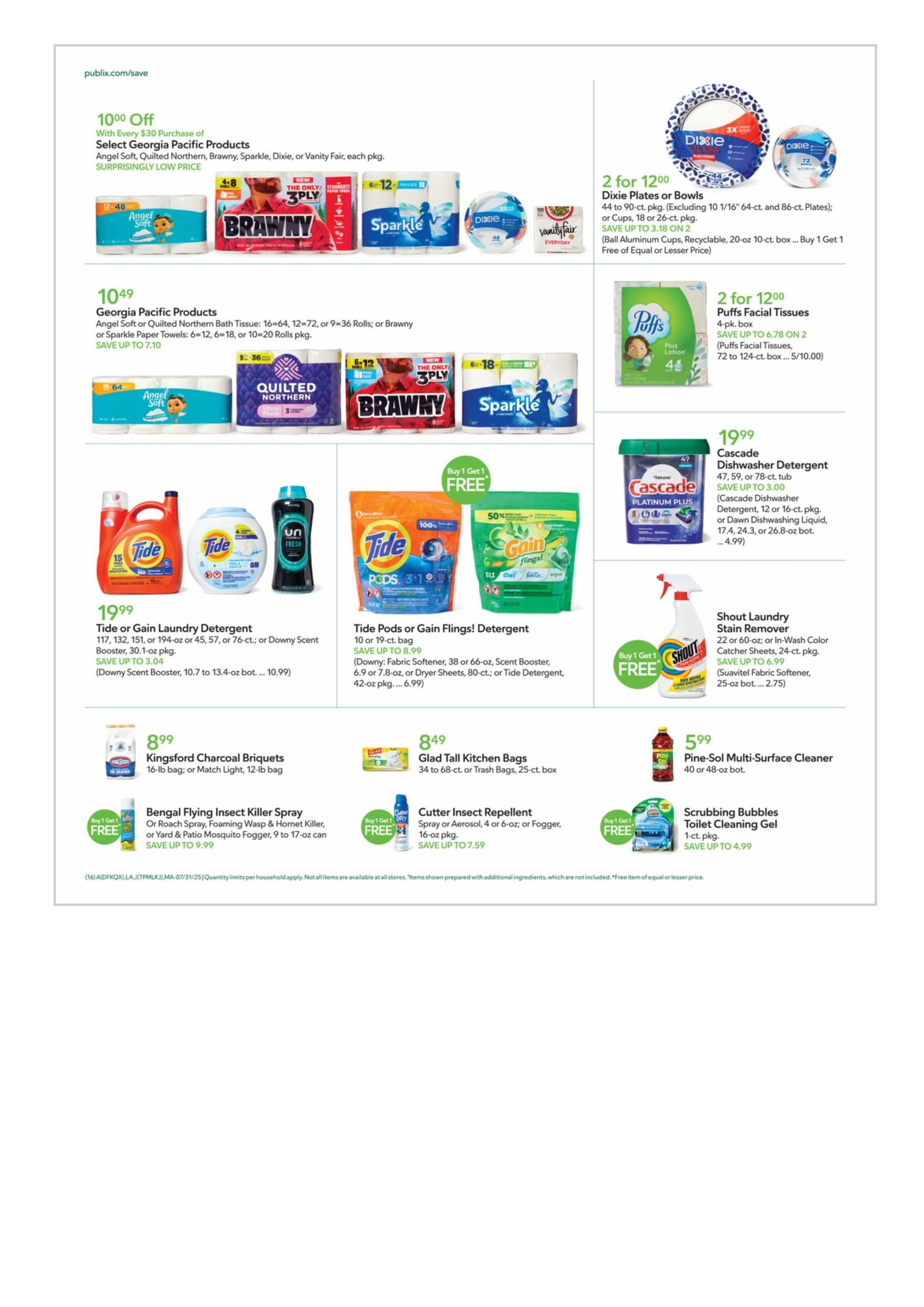 Publix weekly ad July 31 -August 6, 2025
