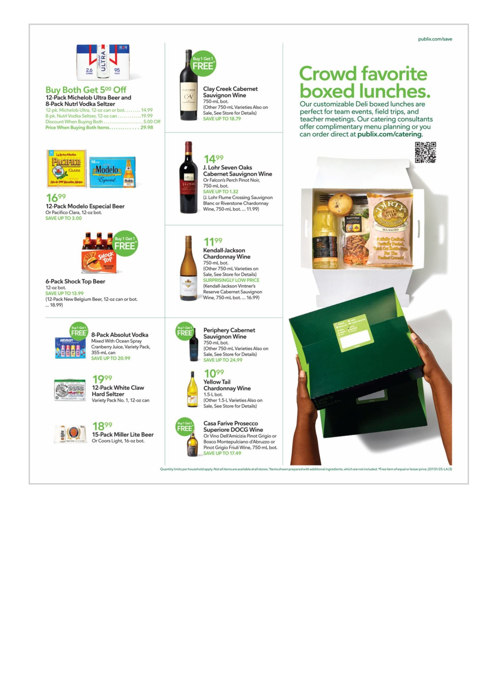 Publix weekly ad July 31 -August 6, 2025