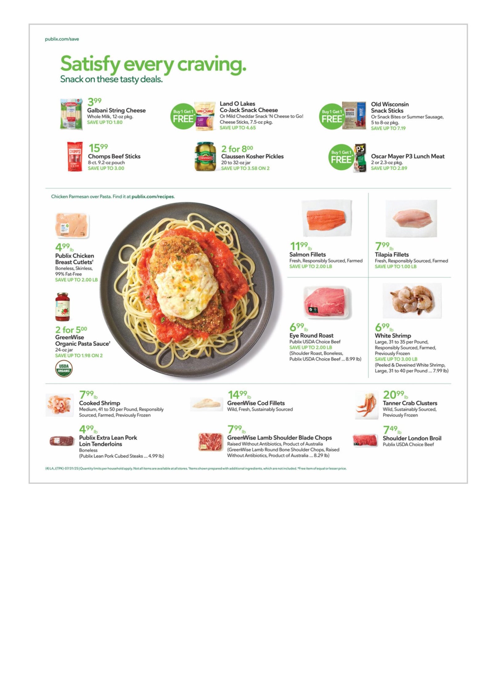Publix weekly ad July 31 -August 6, 2025
