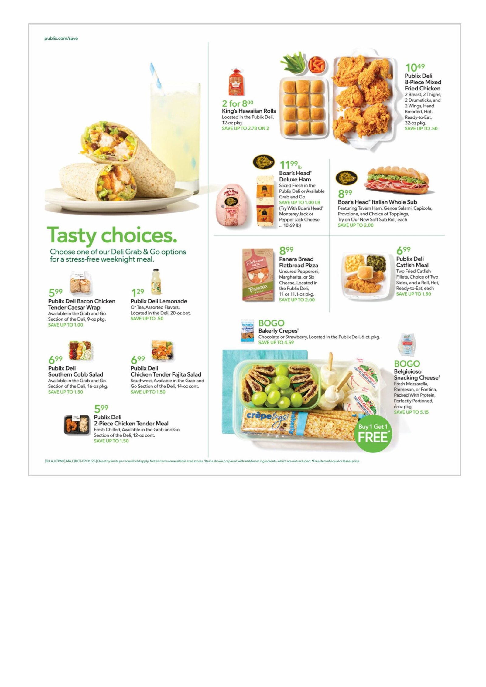 Publix weekly ad July 31 -August 6, 2025