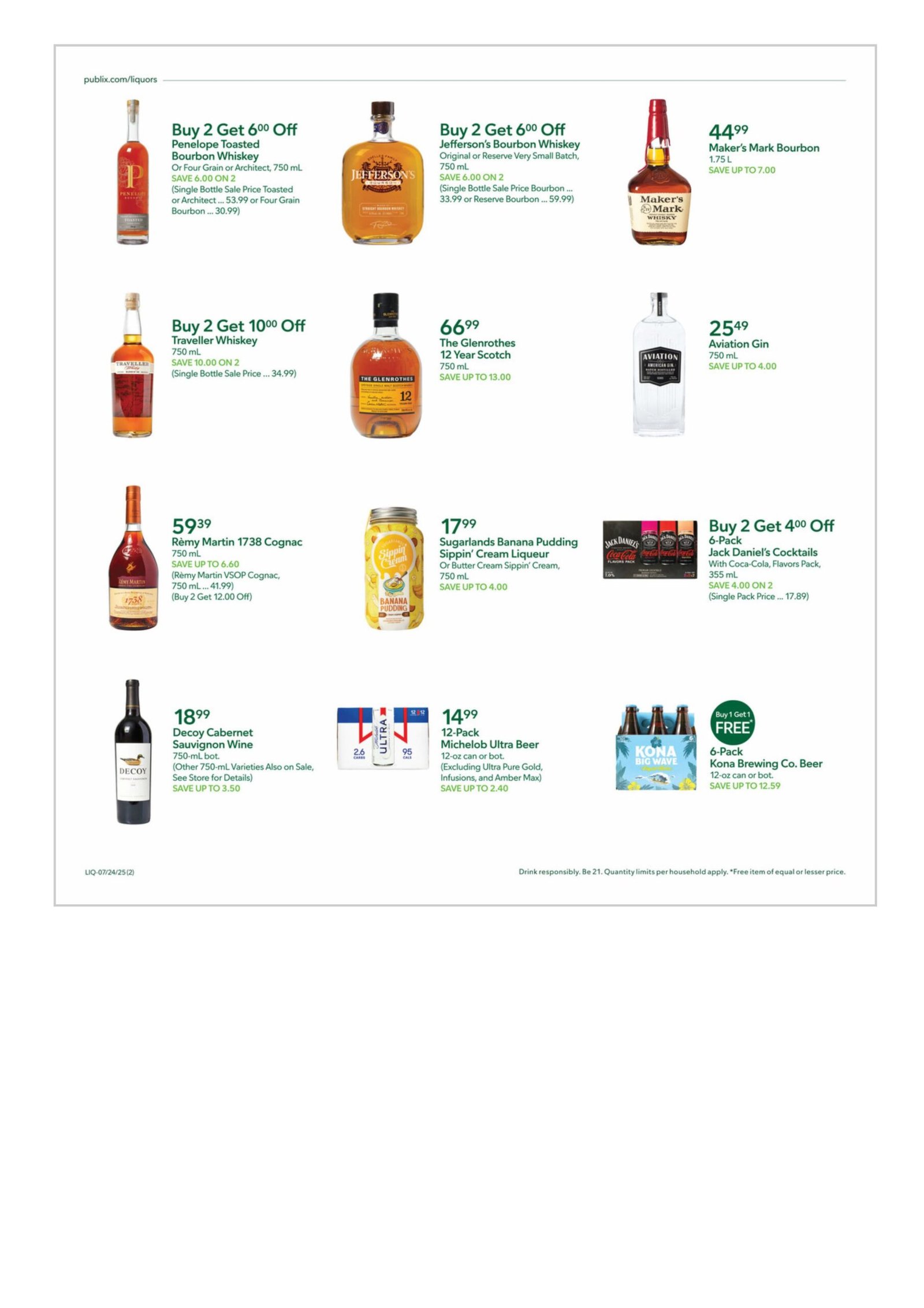 Publix weekly ad liquor page 3