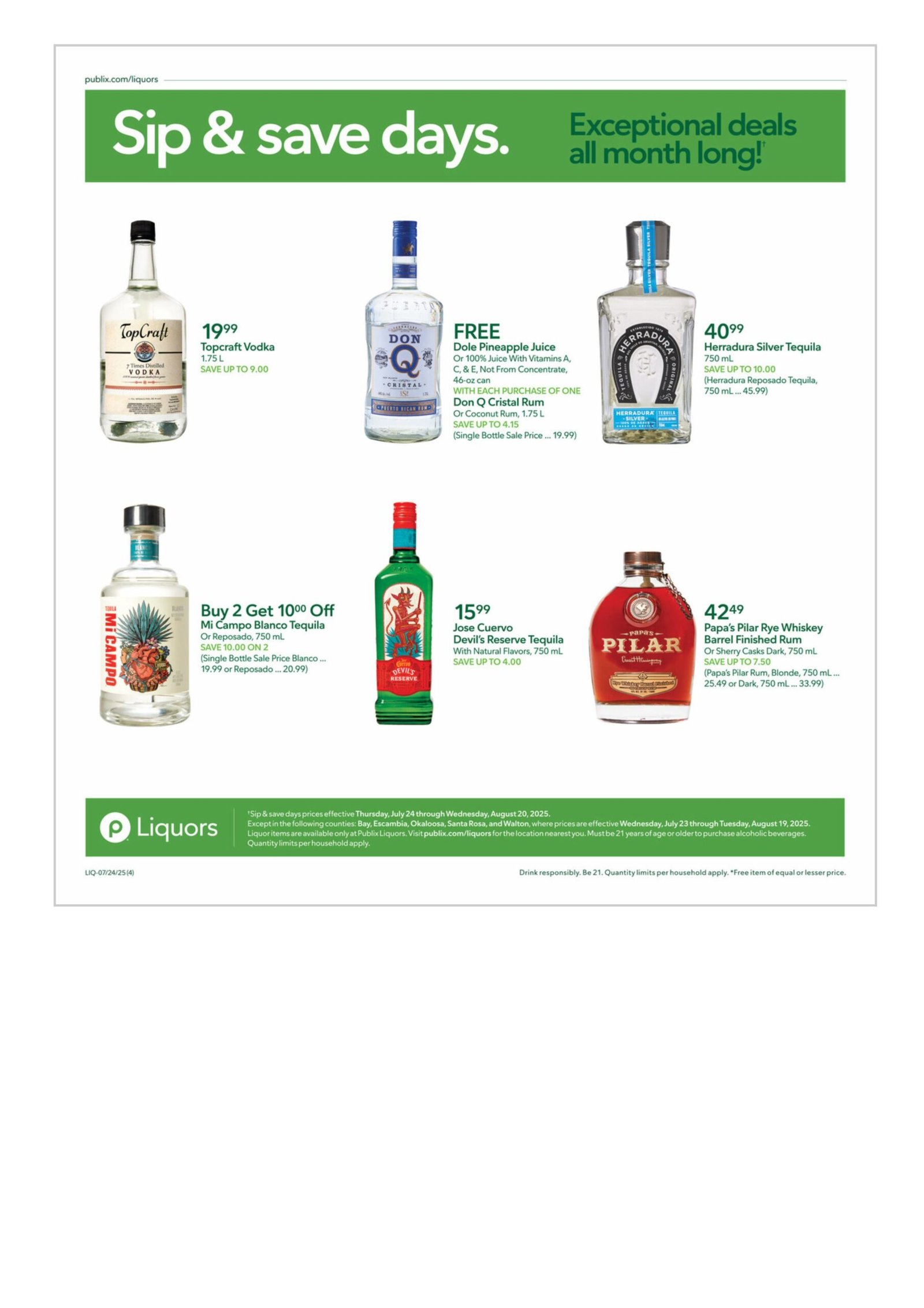 Publix weekly ad liquor page 4