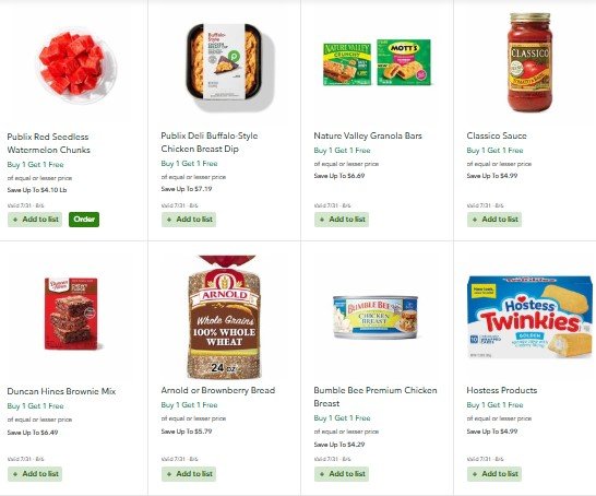 publix bogo this week